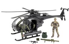 World Peacekeepers 1:18 Kamphelikopter m.2 figurer