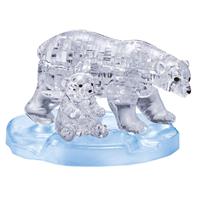 3D Kristallpussel - Isbjörnar