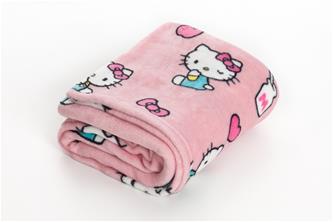 KANGURU Momonga Hello Kitty Pläd och Filt till barn, pink-8