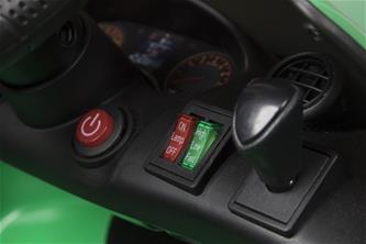 Mercedes GTR AMG Grön till Barn 12V m/2.4G fjärrkontroll och Gummihjul-6