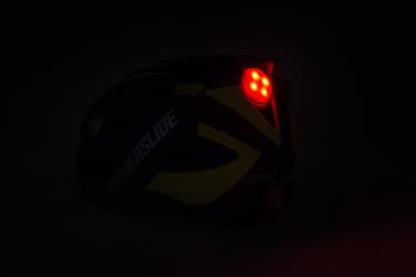 Powerslide Race Attack Yellow Hjälm med LED Ljus-6