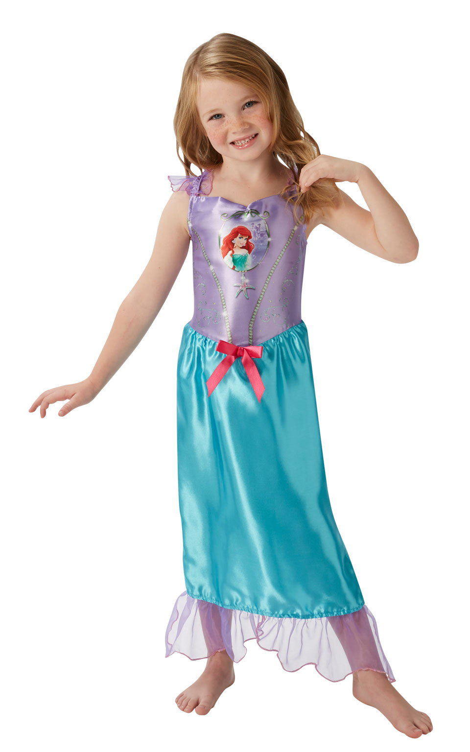 Disney Prinsessan Ariel Dräkt till barn (Stl. 104)