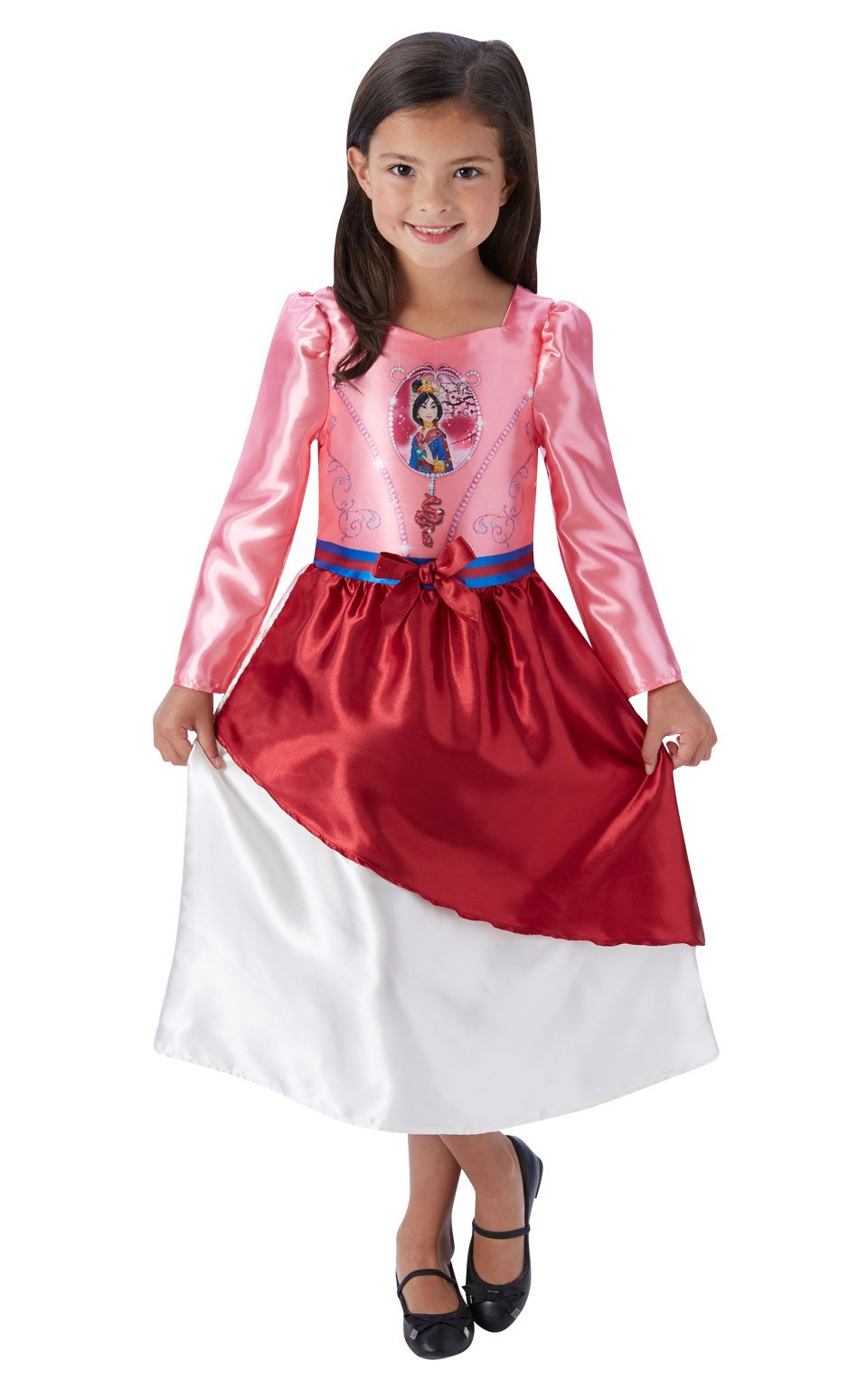 Disney Prinsessan Mulan Dräkt till barn (Stl. 104/S)