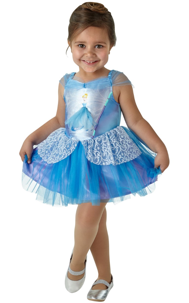 Disney Prinsessan Askungen Ballerina utklädning (2-6 år)(Stl. 116/M)