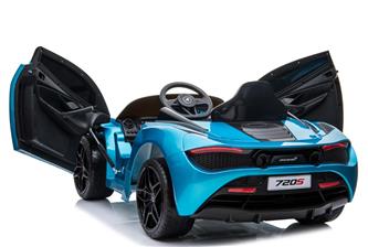 McLaren 720S 12v blå lack med 2,4G fjärrkontroll + 10AH batteri-9