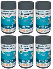  Swim & Fun Klor WeekTab tabletter 200 g, 6 kg ( 6 x 1KG)