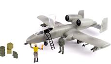 1:18 A-10A Thunderbolt II stridsflygplan inkl. 2 actionfigurer
