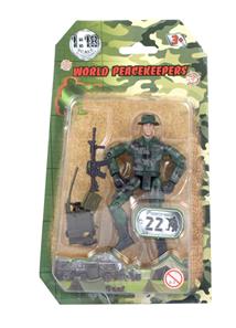 World Peacekeepers 1:18 Militär actionfigur  1D-2