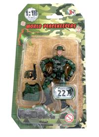 World Peacekeepers 1:18 Militär actionfigur  1E-2