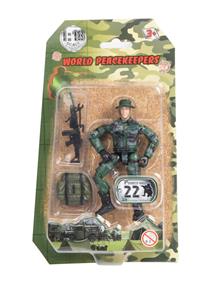 World Peacekeepers 1:18 Militär actionfigur  1F-3