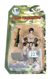 World Peacekeepers 1:18 Militär actionfigur  2B-2