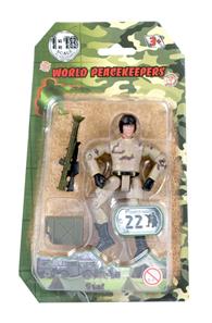 World Peacekeepers 1:18 Militär actionfigur  2B-2