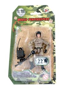 World Peacekeepers 1:18 Militär actionfigur  2D-3