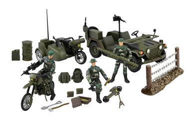 World Peacekeepers 1:18 Patrull m. 3 fordon+figurer