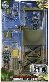 World Peacekeepers 1:18 Utkikstorn m. 2 figurer-2