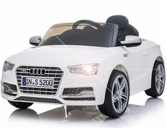 Audi S5 Cabriolet ELBil 12V Vit m/2.4G fjärrkontroll