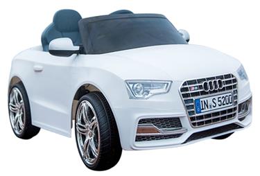 Audi S5 Cabriolet ELBil 12V Vit m/2.4G fjärrkontroll-5