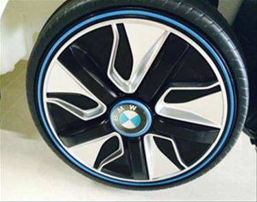 BMW i8 Sportvagn till Barn 12V m/fjärrkontroll, Blå-8