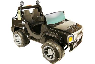 EL Barn Jeep Force, Svart 12V m/fjärrkontroll