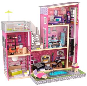 KidKraft Luxury Uptown Mansion Dockhus m/möbler