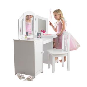 Kidkraft Deluxe Sminkbord och stol-2