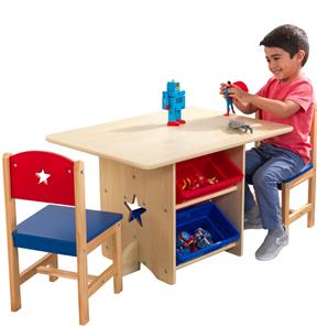 Kidkraft Stjärna Lekbord med 2 stolar