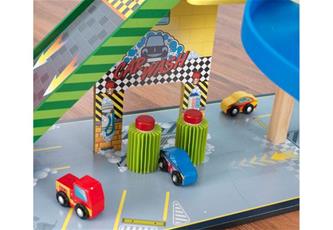 Kidkraft Trä Mega Ramp Racer Garage set-13