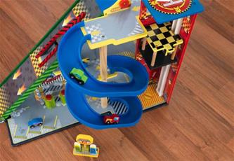 Kidkraft Trä Mega Ramp Racer Garage set-5