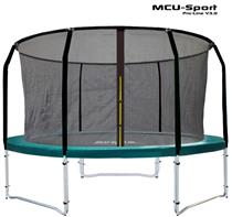 MCU-Sport Pro-line 3,05m Grön Studsmatta V3.0 + Pro skyddsnät