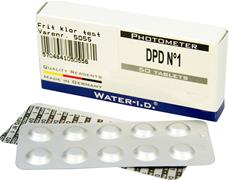 PoolLab Refill DPD No. 1 - 50 st. Fritt Klor tabletter