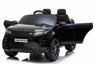 Range Rover Evoque Elbil till barn Pink m/4x12V + Gummihjul + Lädersäte