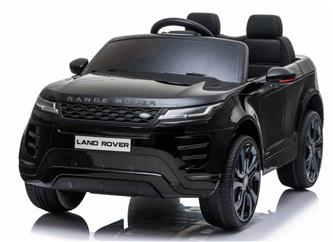 Range Rover Evoque Elbil till barn Pink m/4x12V + Gummihjul + Lädersäte-3