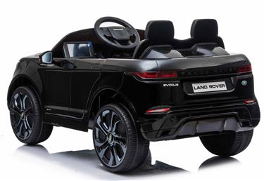 Range Rover Evoque Elbil till barn Pink m/4x12V + Gummihjul + Lädersäte-4