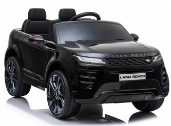 Range Rover Evoque Elbil till barn Pink m/4x12V + Gummihjul + Lädersäte-6
