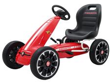 Abarth Pedal Gokart till barn, 3-8 år, röd