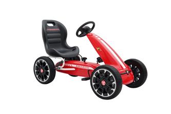 Abarth Pedal Gokart till barn, 3-8 år, röd-5