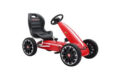 Abarth Pedal Gokart till barn, 3-8 år, röd-5