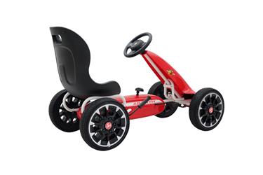 Abarth Pedal Gokart till barn, 3-8 år, röd-6