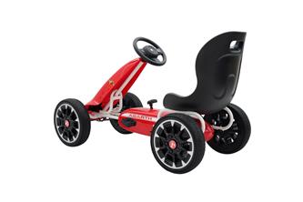 Abarth Pedal Gokart till barn, 3-8 år, röd-8