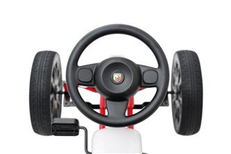 Abarth Pedal Gokart till barn, 3-8 år, vit-14