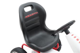 Abarth Pedal Gokart till barn, 3-8 år, vit-15