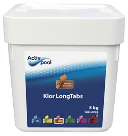 ActivPool Klor LongTabs 200g 5kg, Långsamklor