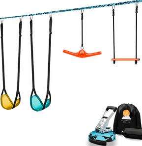 Adventure Sports Slackline kit med gungor, twister och monkey bar-2