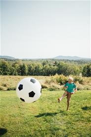 Adventure Sports Ultimate XL Fotboll 76cm - uppblåsbar studsboll-2