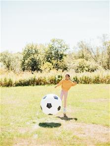 Adventure Sports Ultimate XL Fotboll 76cm - uppblåsbar studsboll-4