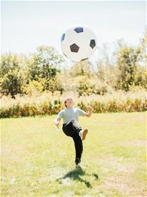 Adventure Sports Ultimate XL Fotboll 76cm - uppblåsbar studsboll-5
