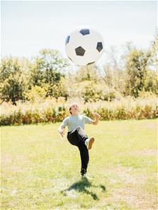 Adventure Sports Ultimate XL Fotboll 76cm - uppblåsbar studsboll-5