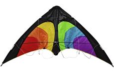 Airow Stunt  Rainbow drake, barn från 6 år m. 2 linor, 160 cm