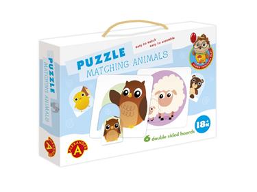 Alexander Baby Puzzle - Matchande djur (från 18 månader)-2