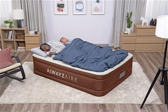 AlwayzAire Fortech Luftmadrass med inbyggd Comfort Pump 203x152x51 cm-7